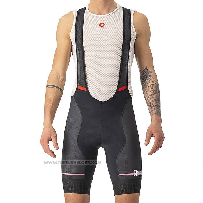2023 Maillot Cyclisme Giro d'Italia Violet Blanc Manches Courtes et Cuissard